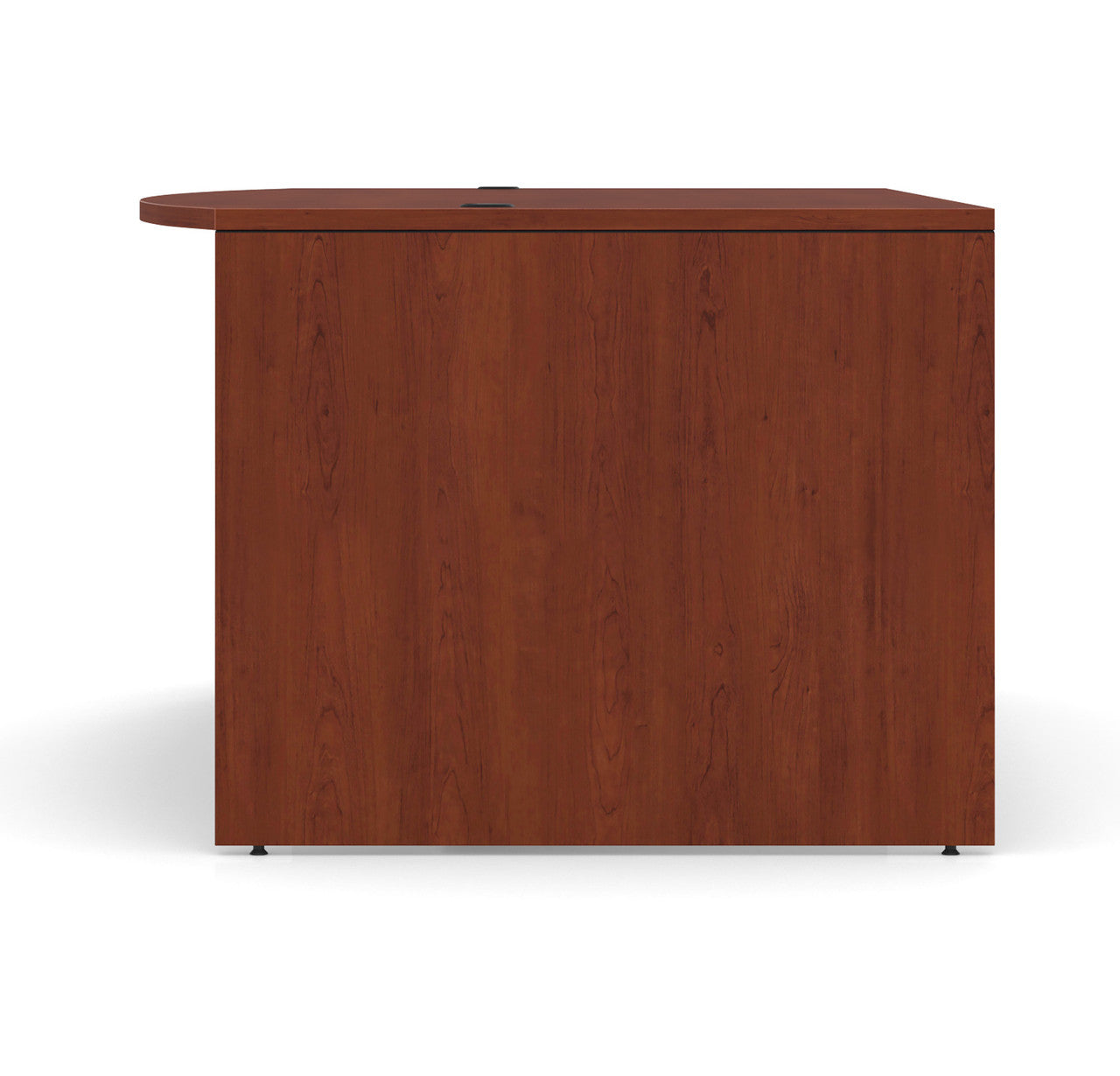 OfficeSource OS Laminate Collection Bow Front Desk Shell