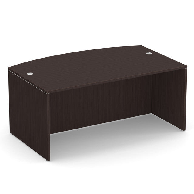 OfficeSource OS Laminate Collection Bow Front Desk Shell