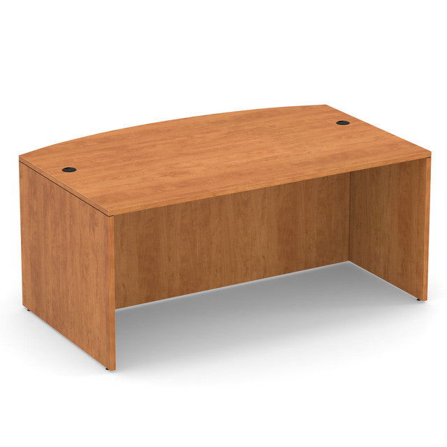 OfficeSource OS Laminate Collection Bow Front Desk Shell