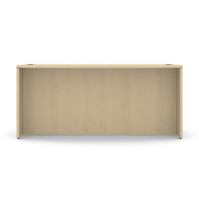 OfficeSource OS Laminate Collection Bow Front Desk Shell