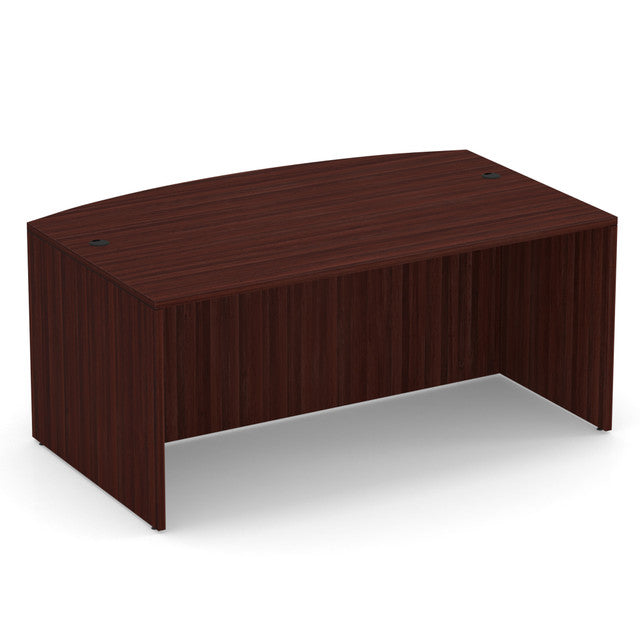 OfficeSource OS Laminate Collection Bow Front Desk Shell