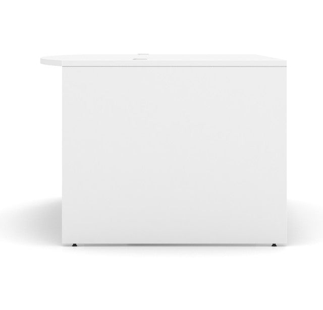 OfficeSource OS Laminate Collection Bow Front Desk Shell