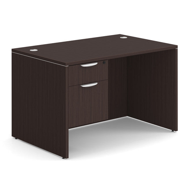 OfficeSource OS Laminate Collection Single 3/4 Pedestal Desk