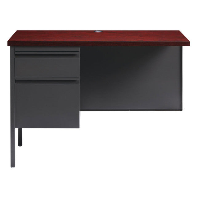 OfficeSource Raleigh Collection Left Hand, Single Pedestal Return - 42''W x 24''D