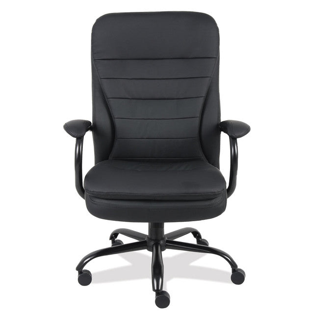 OfficeSource | Big & Tall | Big and Tall Executive High Back with Black Frame