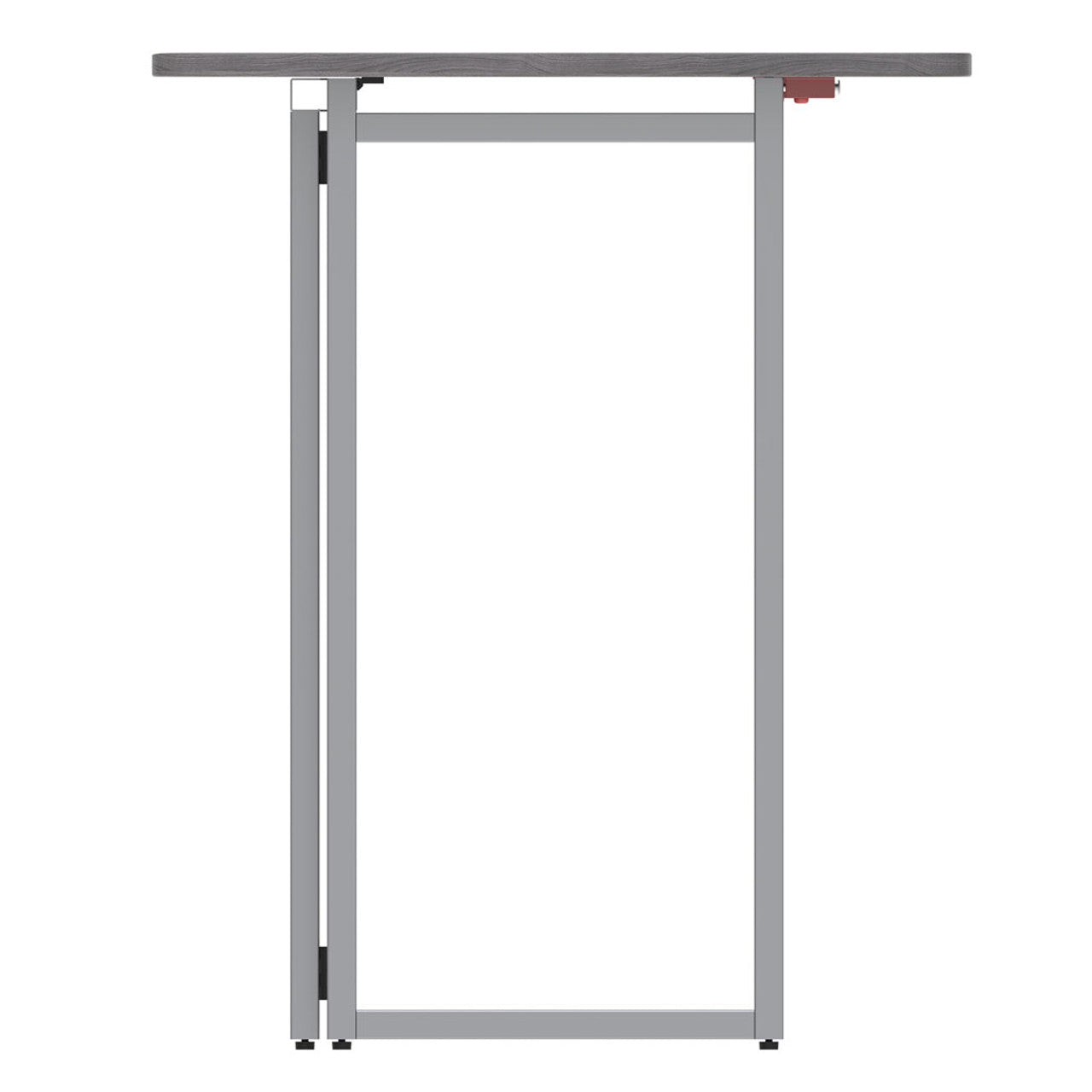 OfficeSource | Any Space WFH | Folding Desk with Silver Frame