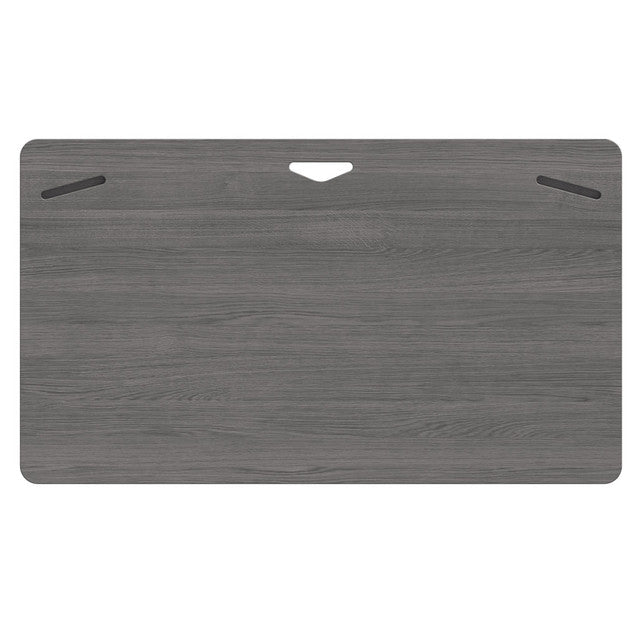 OfficeSource | Any Space WFH | Folding Desk with Silver Frame