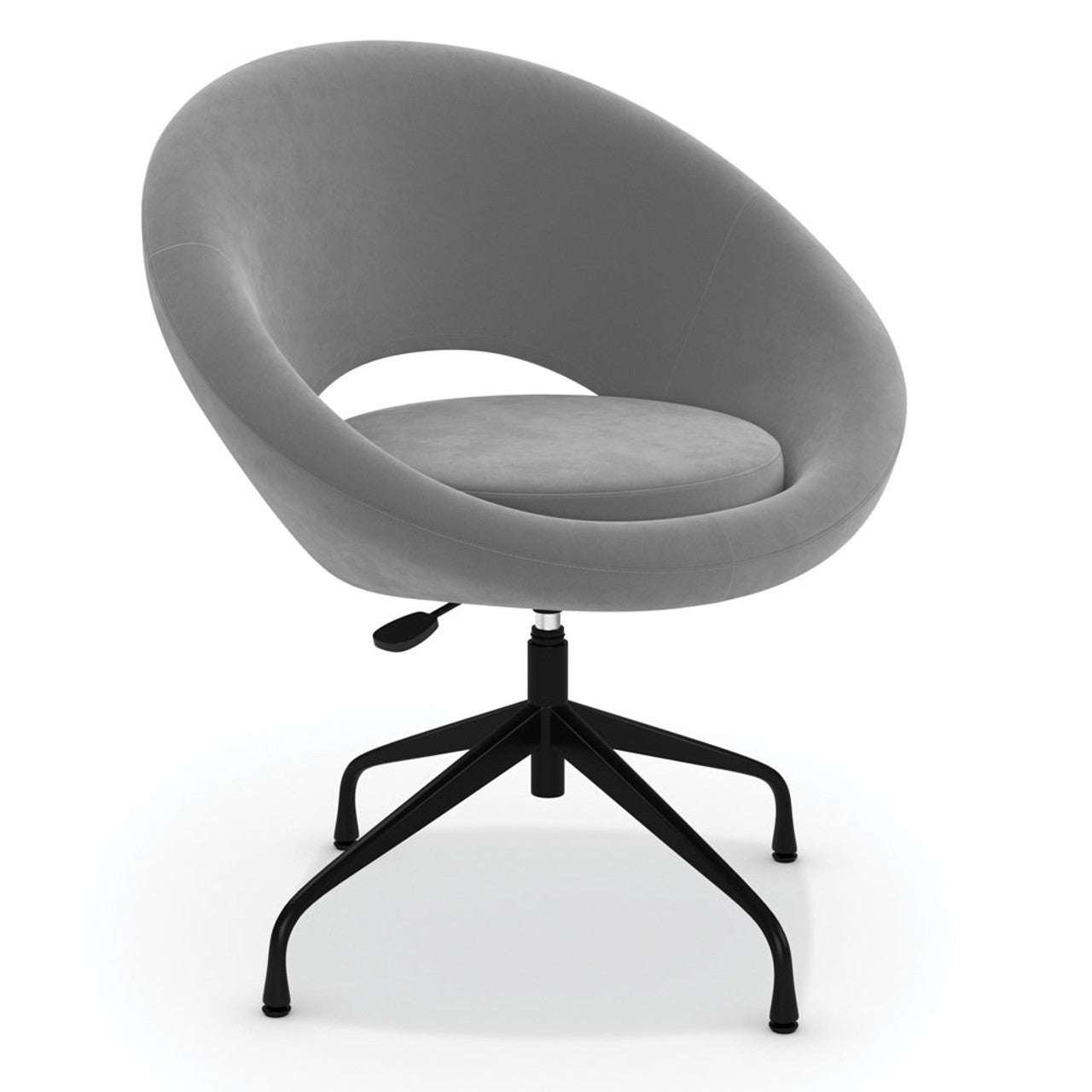 OfficeSource | Scoop | Mid-Century Modern Chair with Metal Base