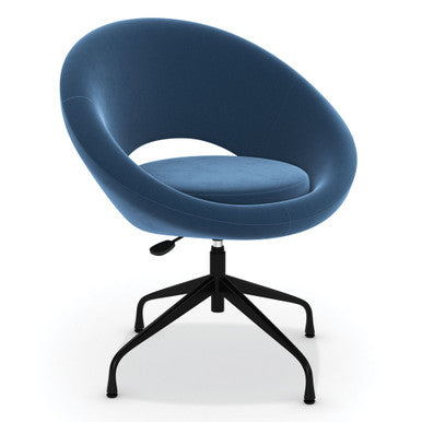 OfficeSource | Scoop | Mid-Century Modern Chair with Metal Base