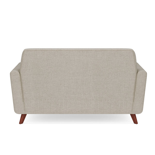 OfficeSource | Partridge | Loveseat with Light Wood Legs