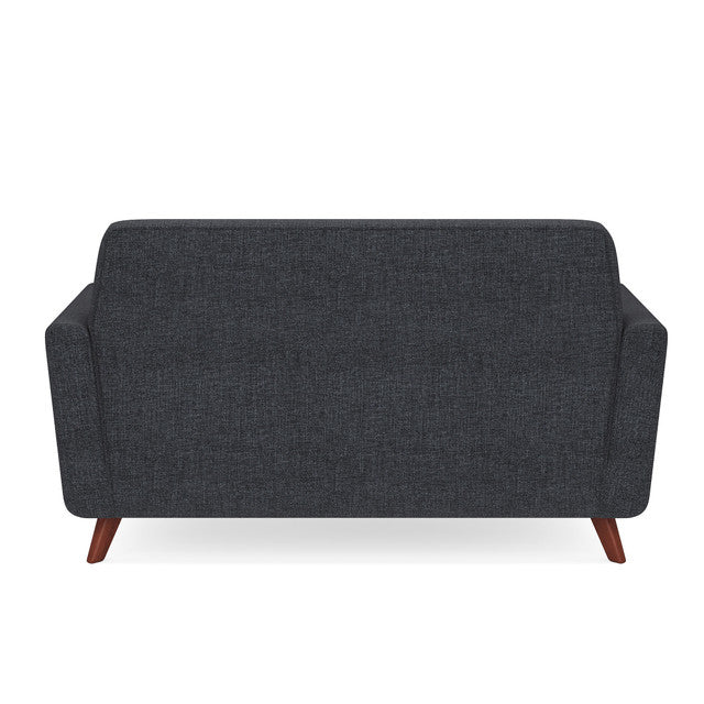 OfficeSource | Partridge | Loveseat with Light Wood Legs