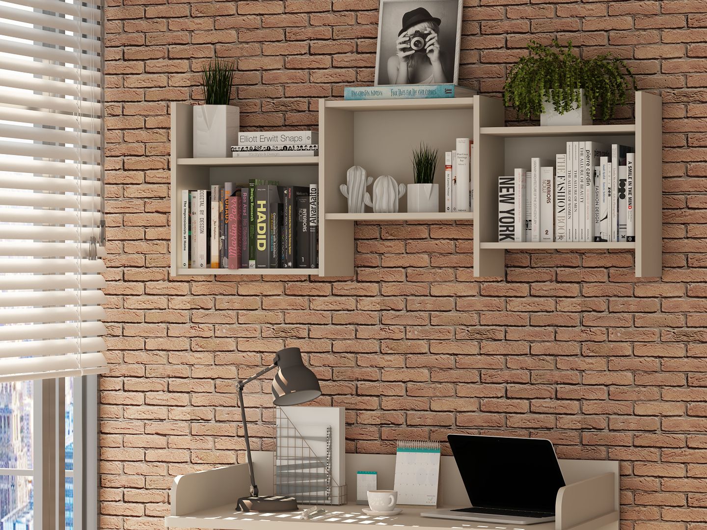 Manhattan Comfort Hampton Wall Decor Shelves