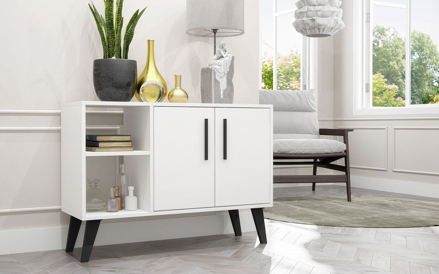 Manhattan Comfort Amsterdam 35.43" Sideboard