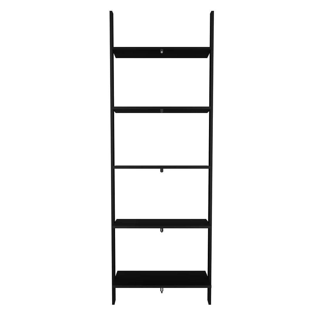 Manhattan Comfort Cooper 5-Shelf Floating Ladder Bookcase