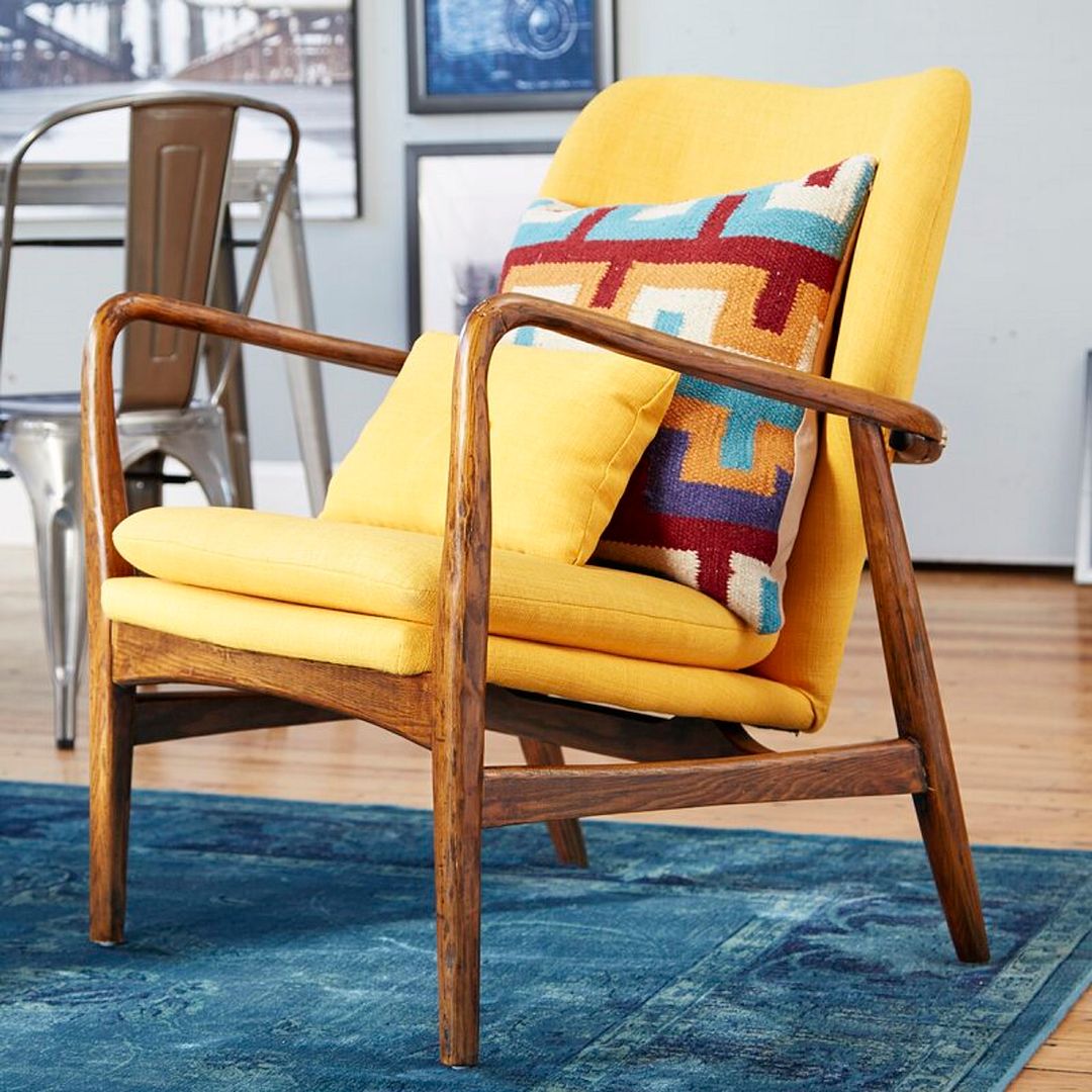 Manhattan Comfort Bradley Accent Chair and Ottoman