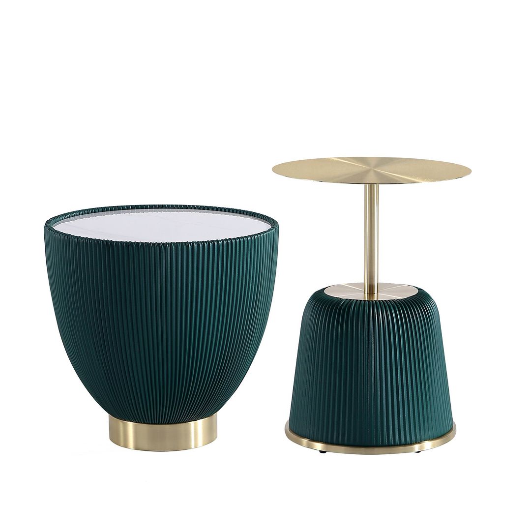 Manhattan Comfort Anderson End Table 1.0 and End Table 2.0 - Set of 2