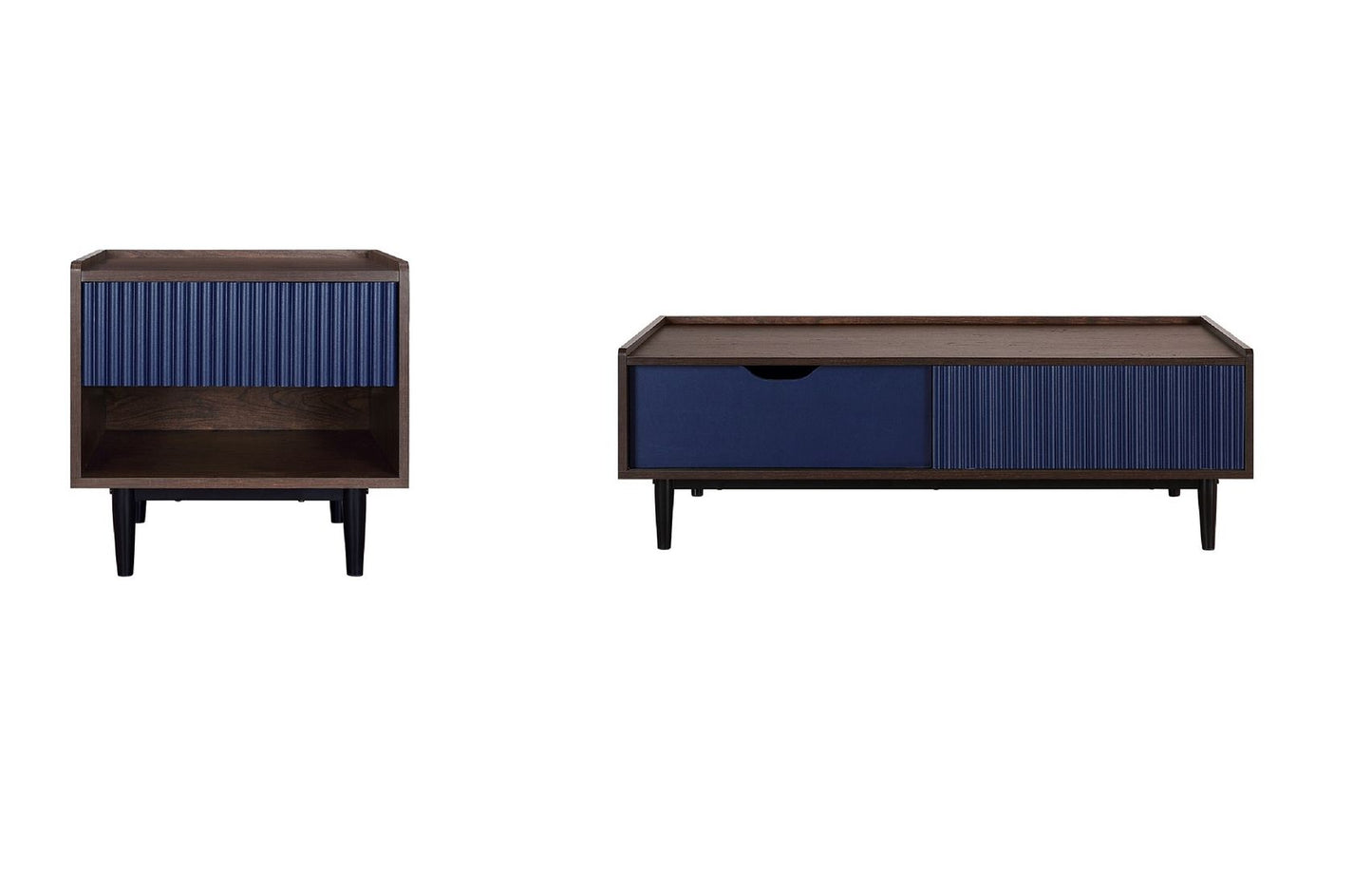 Manhattan Comfort Duane End Table and Coffee Table