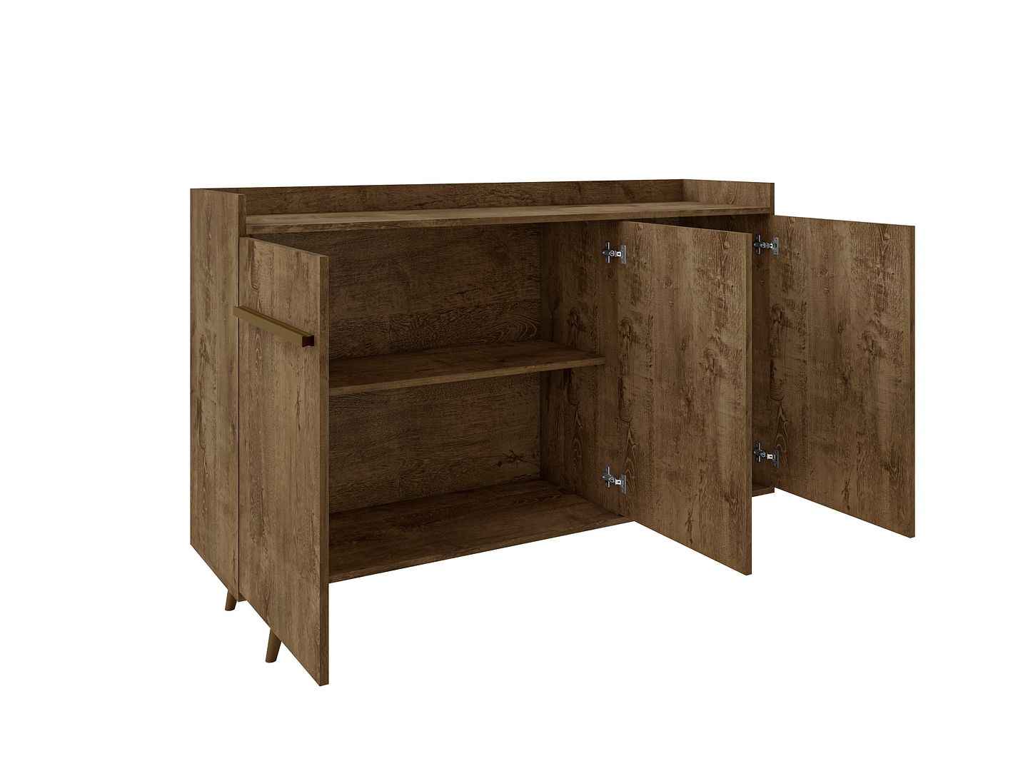 Manhattan Comfort Bradley 53.54 Buffet Stand Mid Century Modern