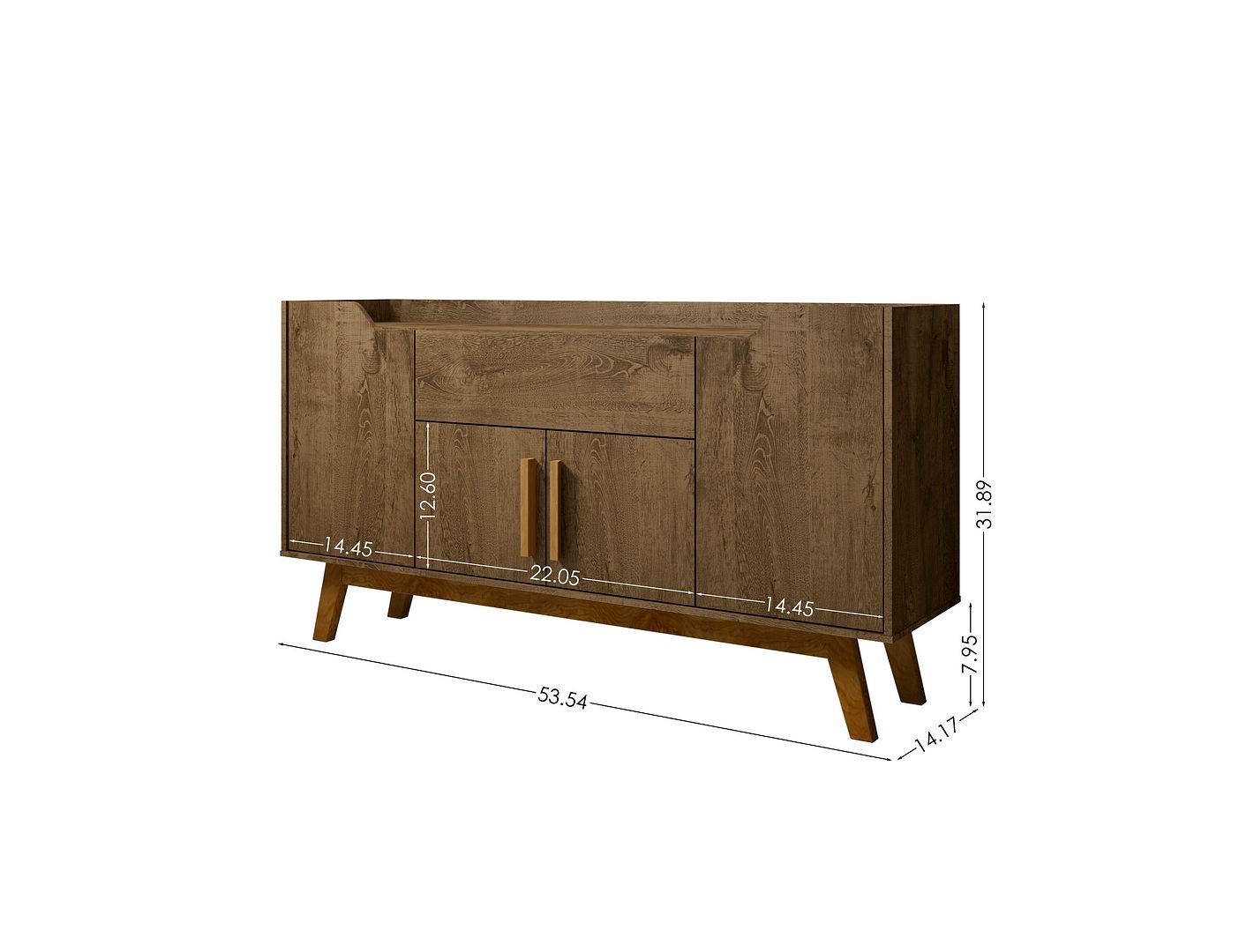 Manhattan Comfort Addie 53.54 Sideboard