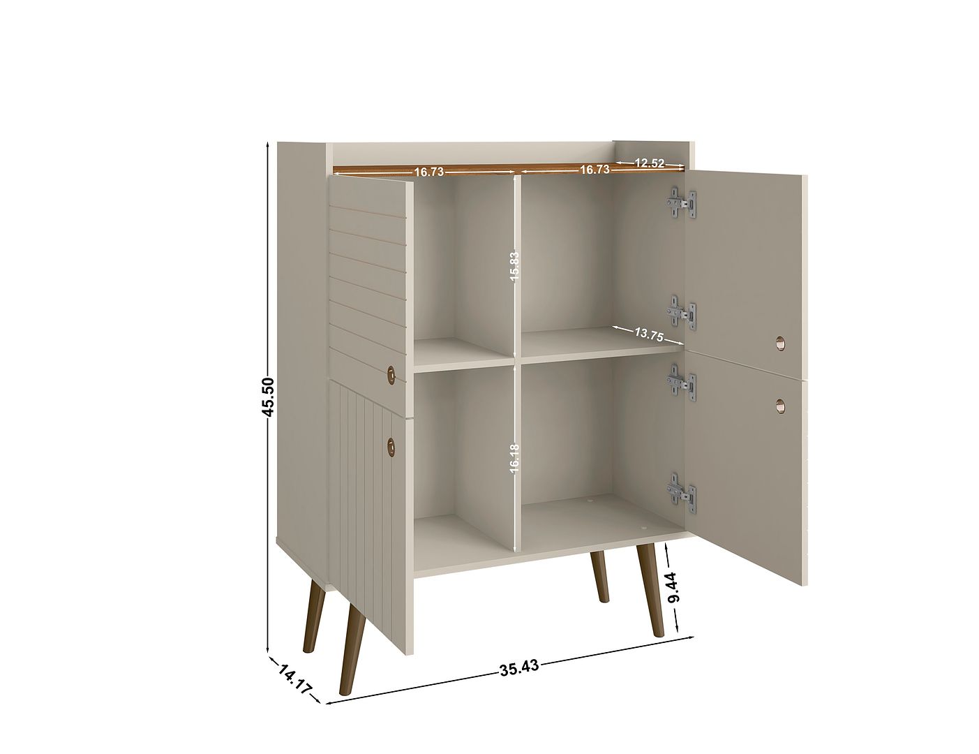 Manhattan Comfort Bogart Accent Cabinet