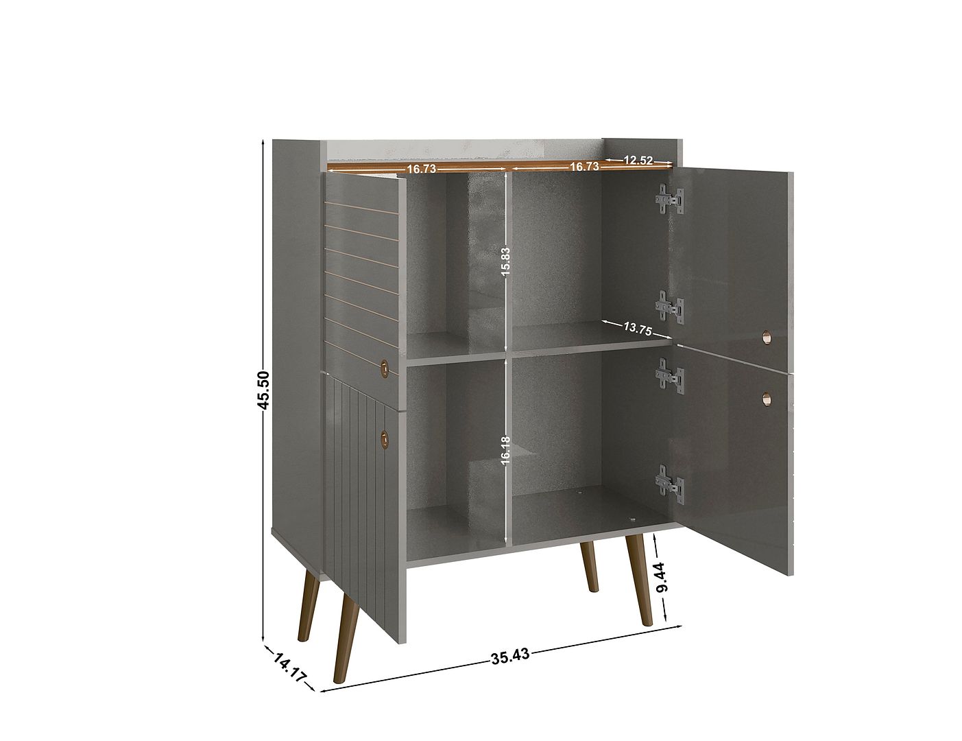 Manhattan Comfort Bogart Accent Cabinet