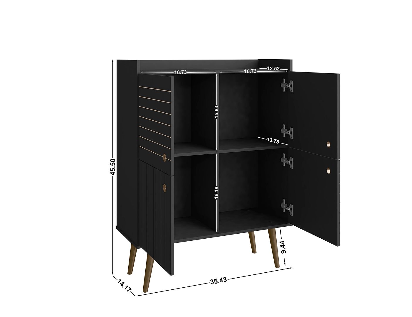 Manhattan Comfort Bogart Accent Cabinet