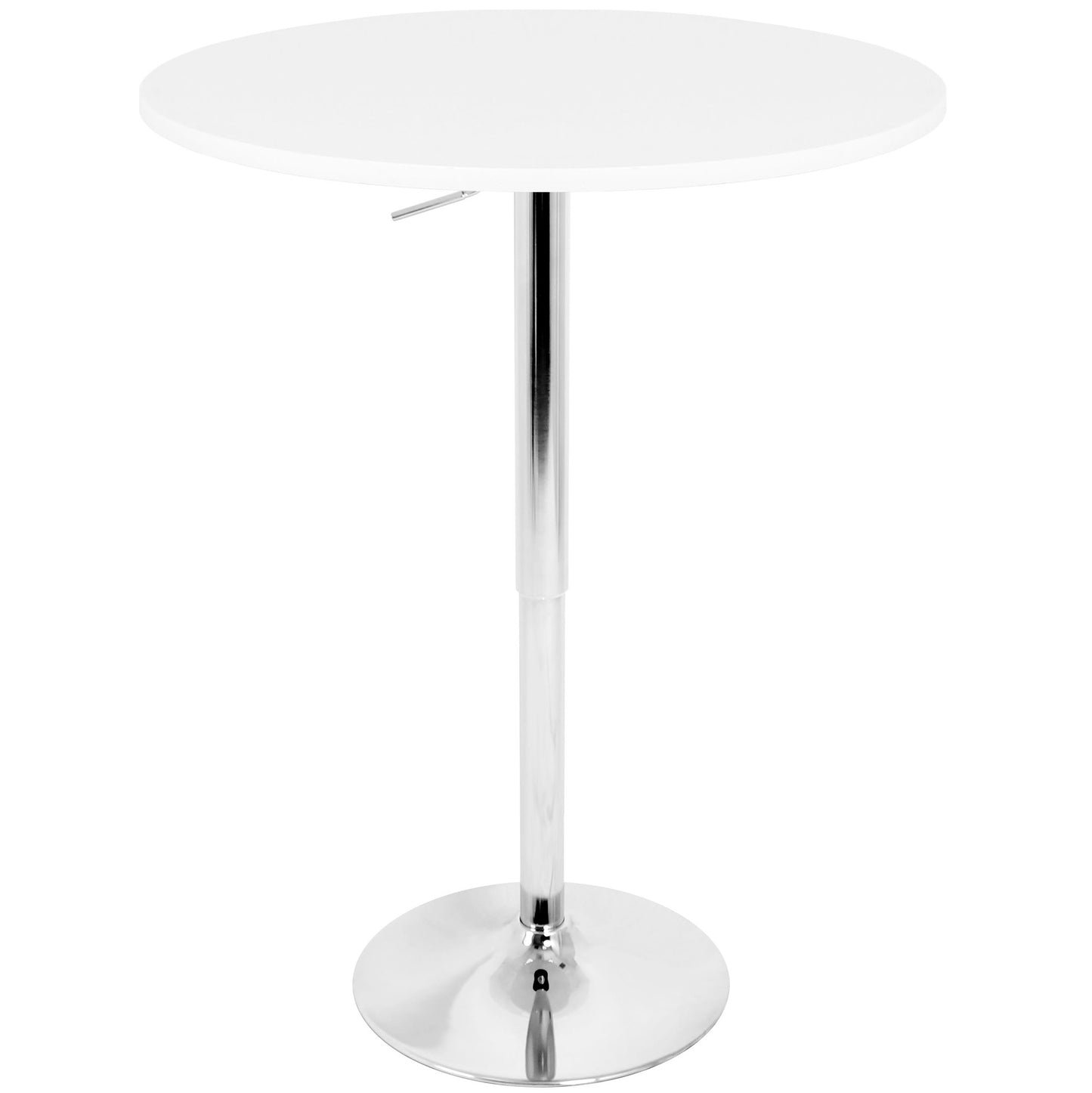 Majestic Office Furniture Contemporary Adjustable Bar Table in Black