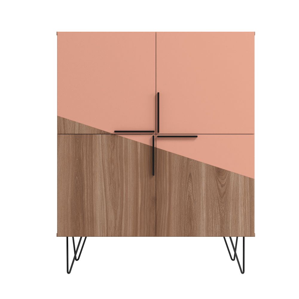 Manhattan Comfort Beekman 43.7 Low Cabinet