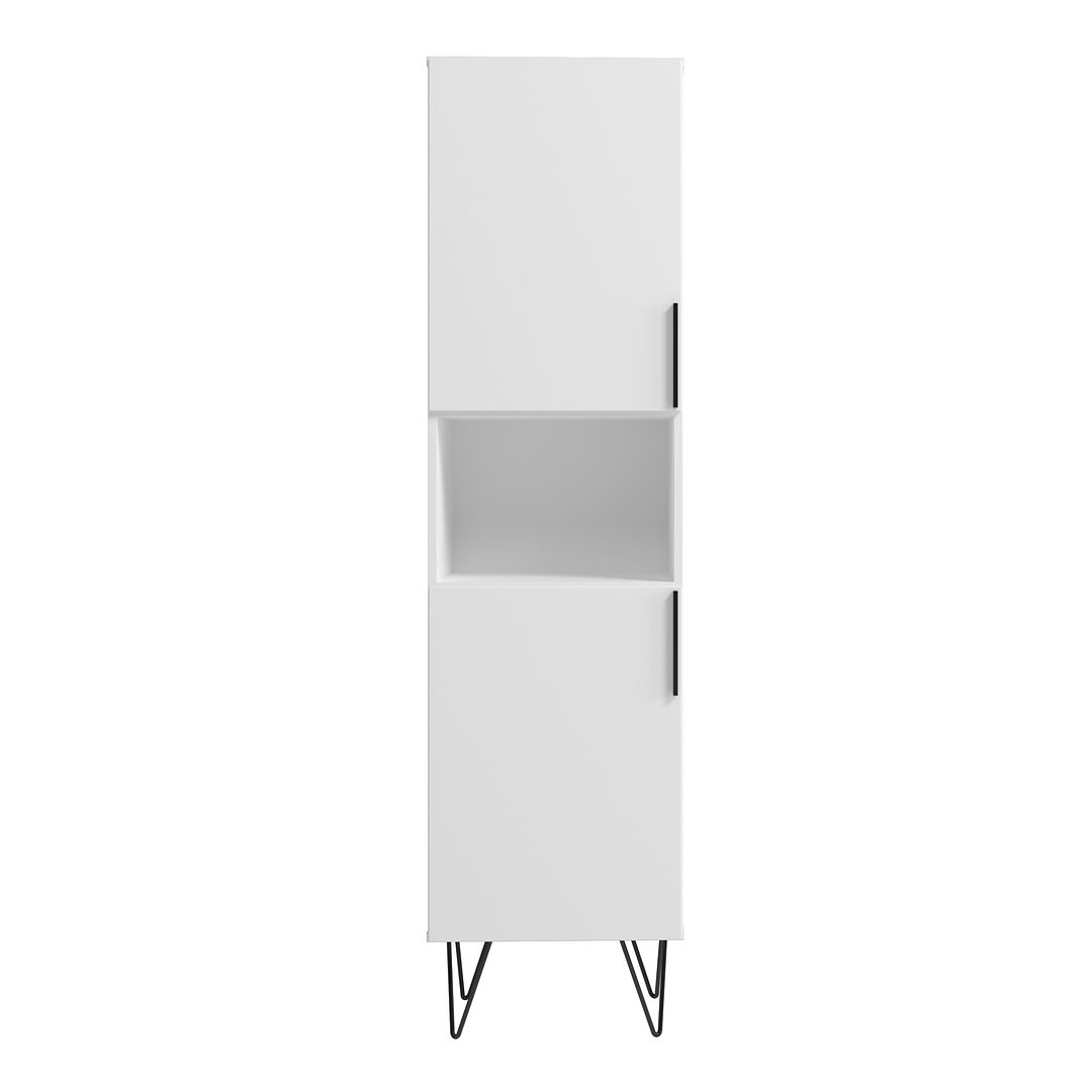 Manhattan Comfort Beekman 17.51 Narrow Bookcase Cabinet