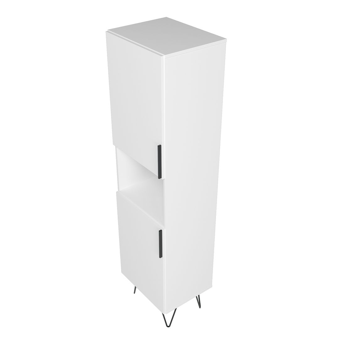 Manhattan Comfort Beekman 17.51 Narrow Bookcase Cabinet