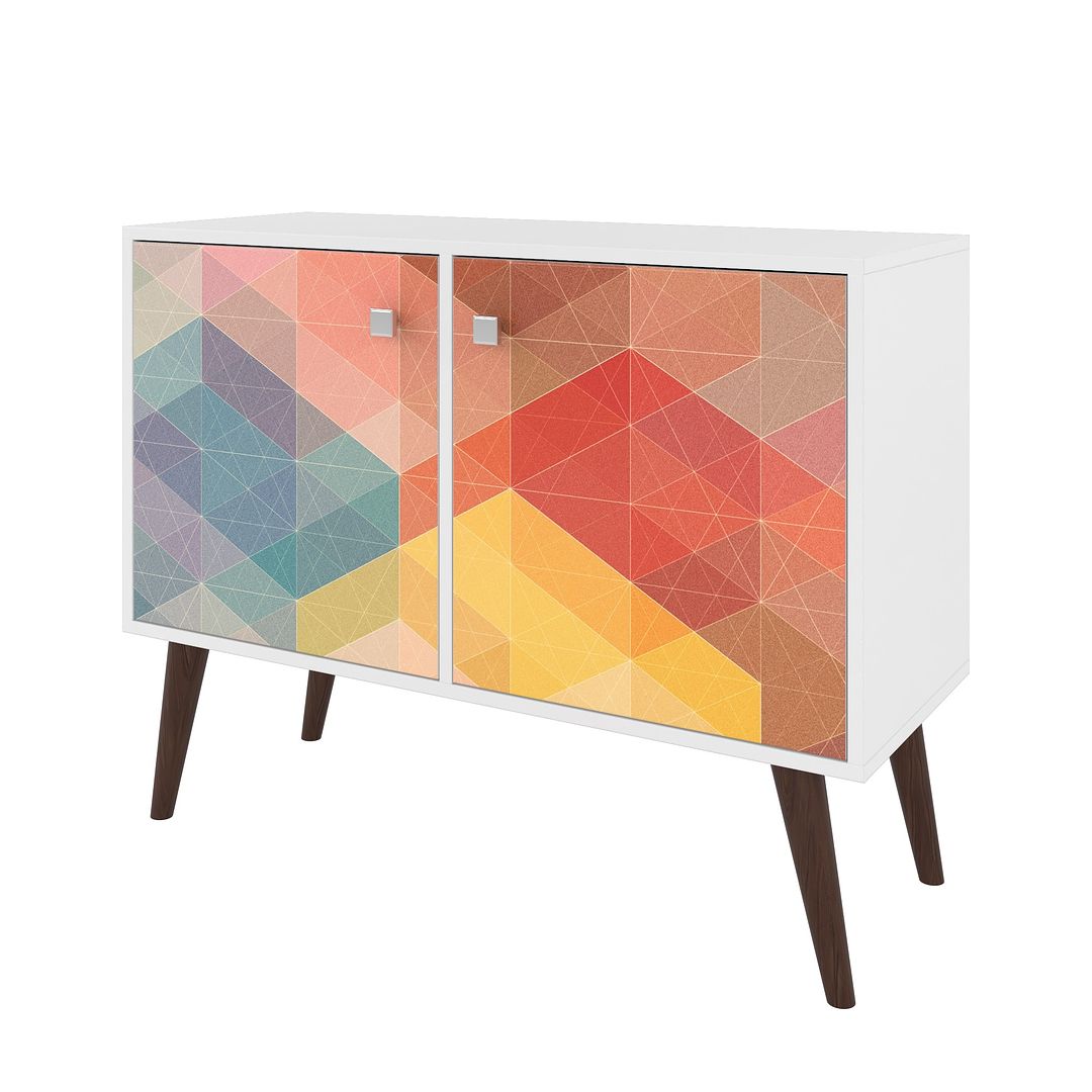 Manhattan Comfort Avesta Double Side Table. 2.0