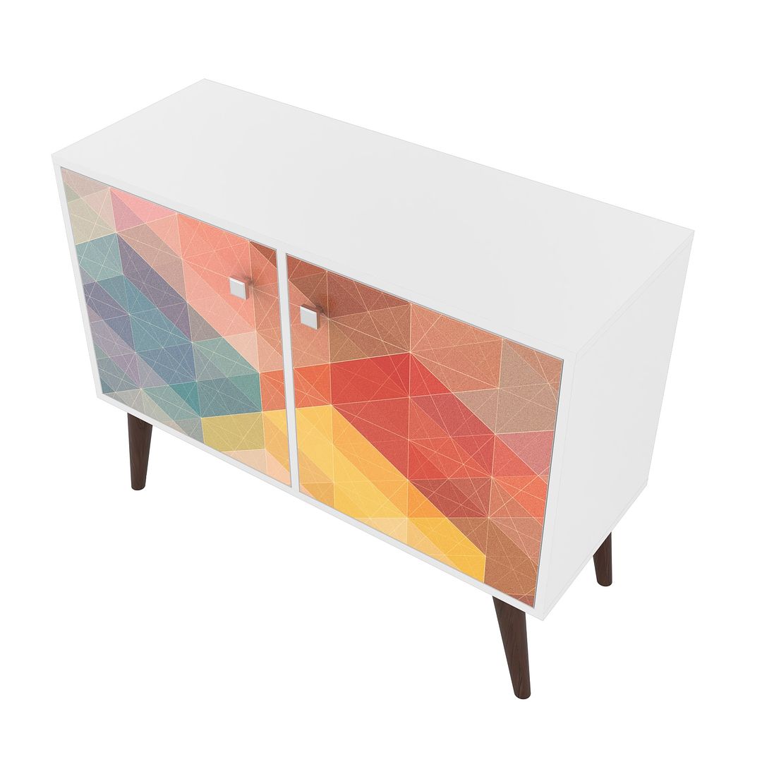 Manhattan Comfort Avesta Double Side Table. 2.0