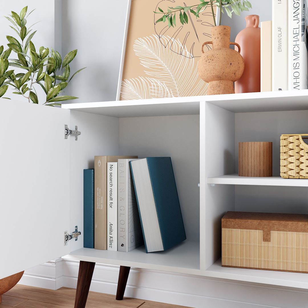 Manhattan Comfort Avesta Double Side Table. 2.0