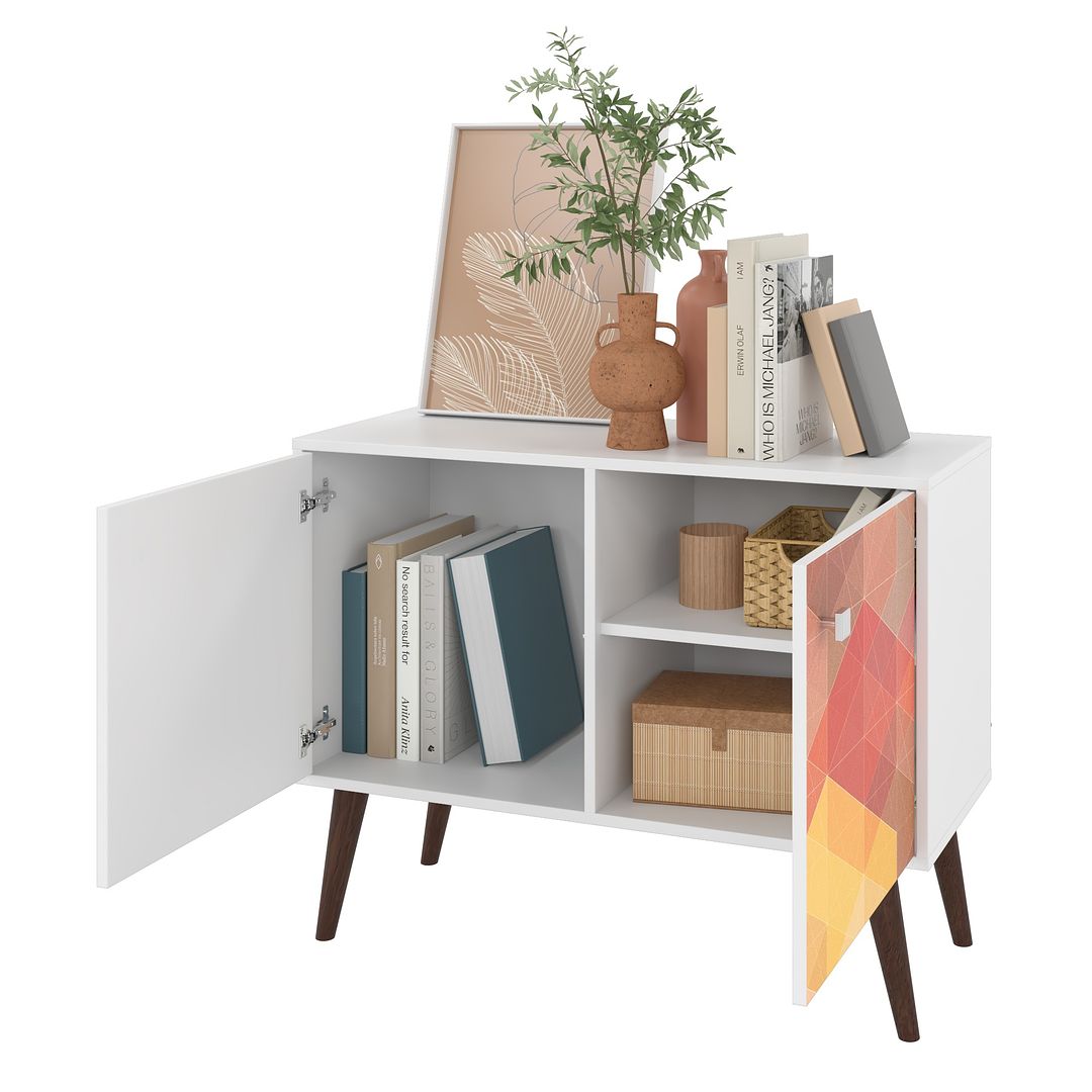 Manhattan Comfort Avesta Double Side Table. 2.0