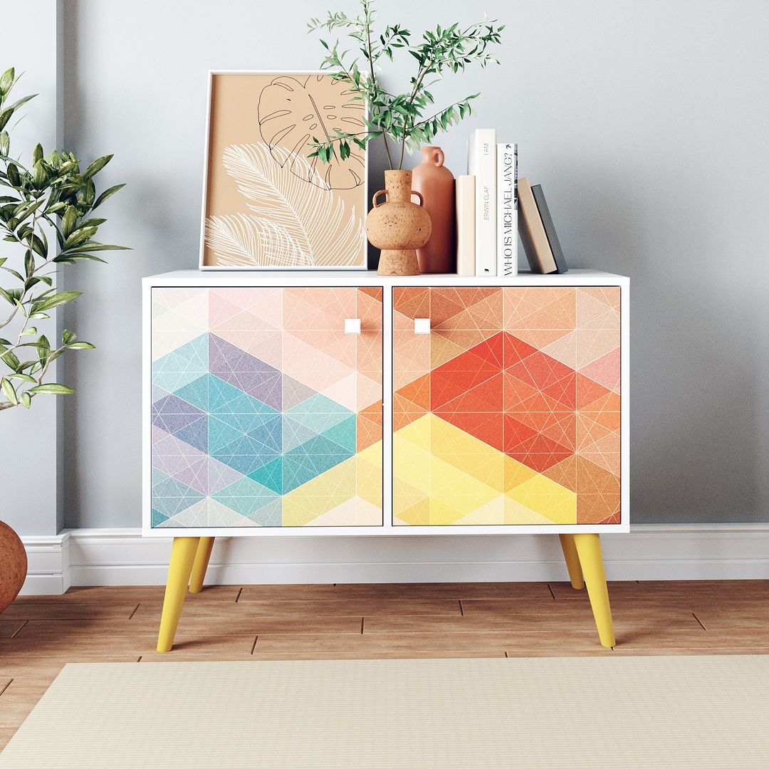 Manhattan Comfort Avesta Double Side Table. 2.0