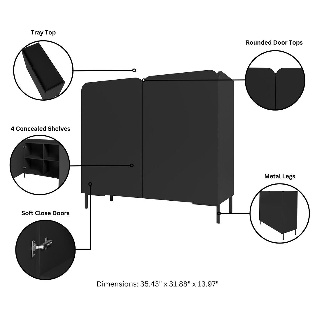 Manhattan Comfort Bogardus Accent Cabinet