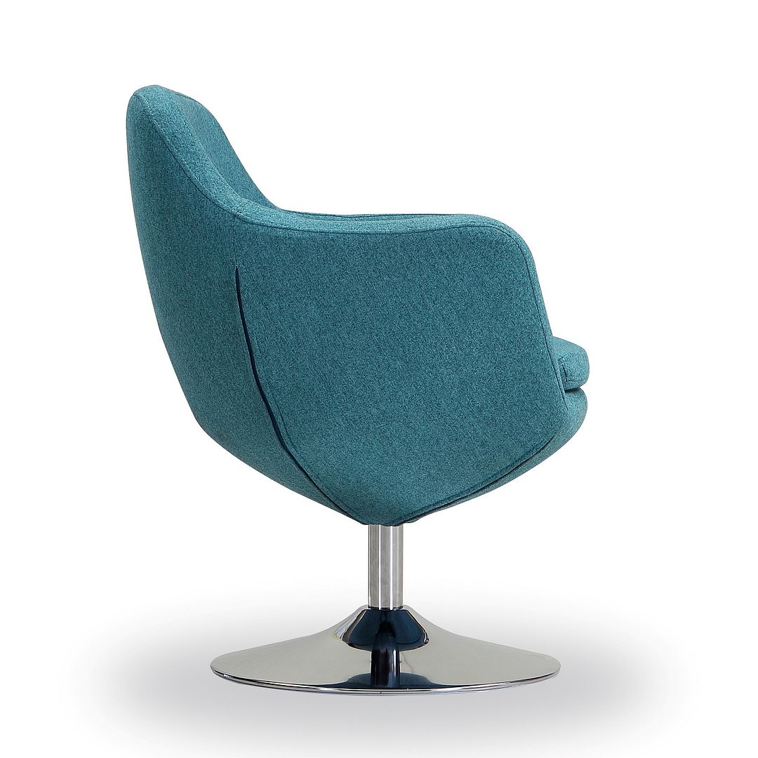 Manhattan Comfort Caisson Swivel Accent Chair