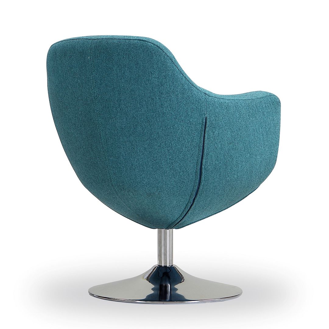 Manhattan Comfort Caisson Swivel Accent Chair
