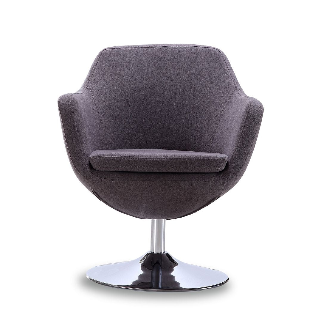 Manhattan Comfort Caisson Swivel Accent Chair