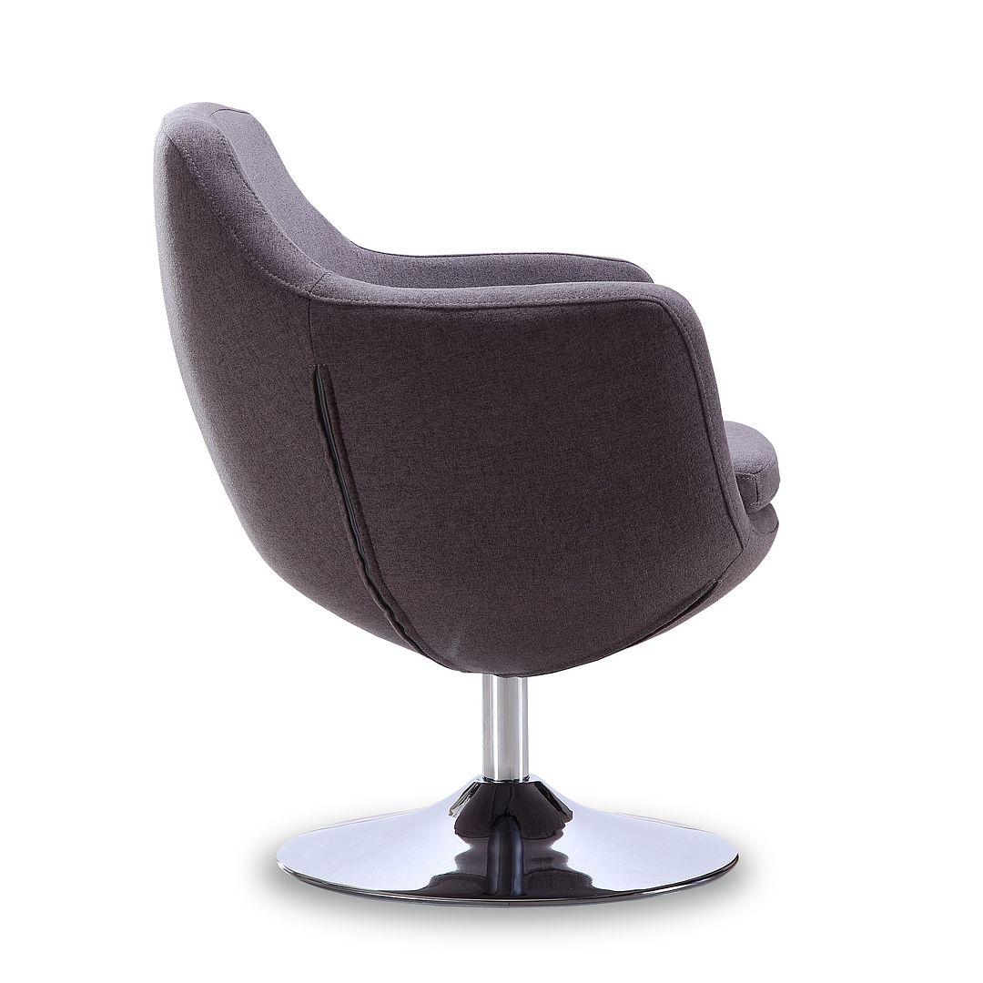 Manhattan Comfort Caisson Swivel Accent Chair