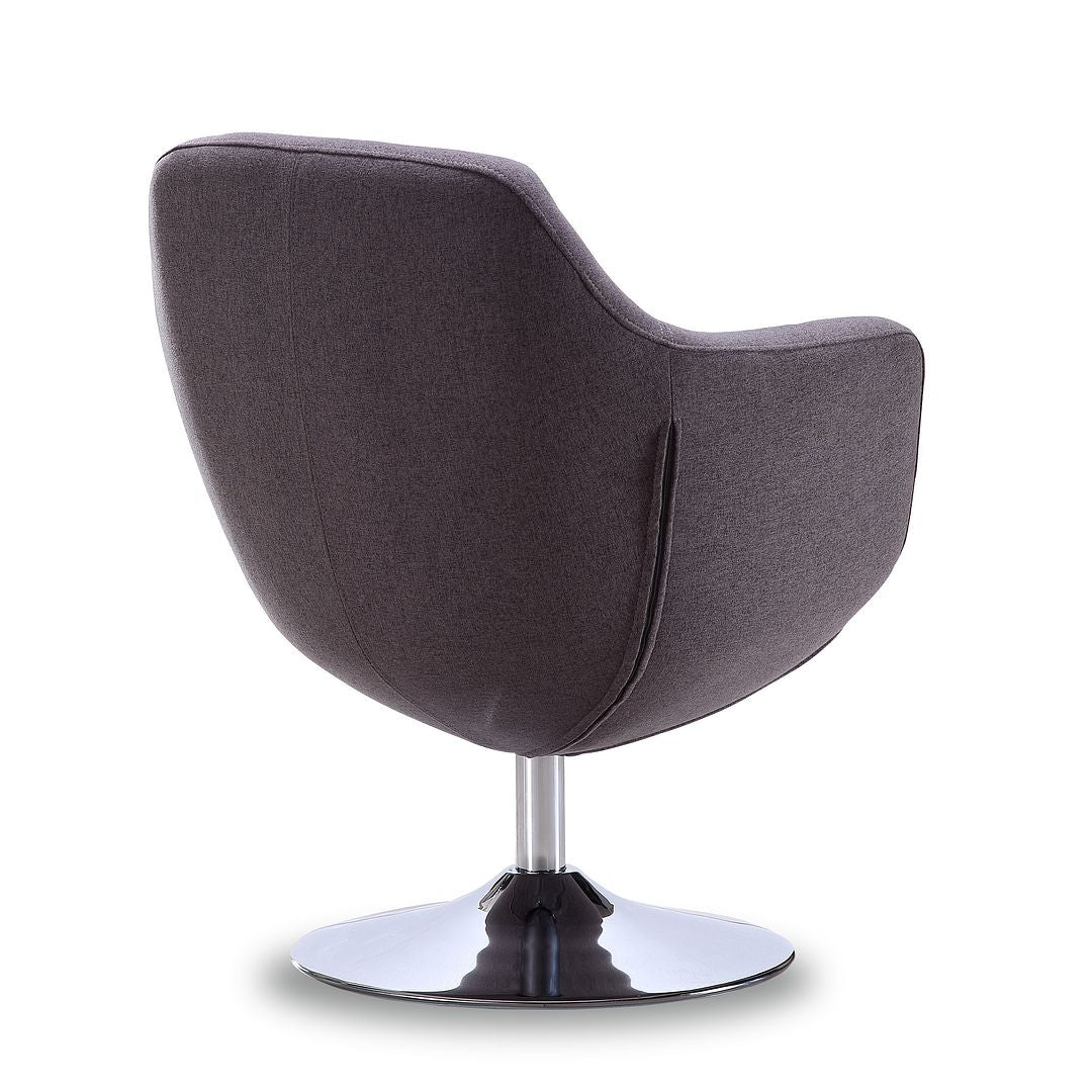 Manhattan Comfort Caisson Swivel Accent Chair