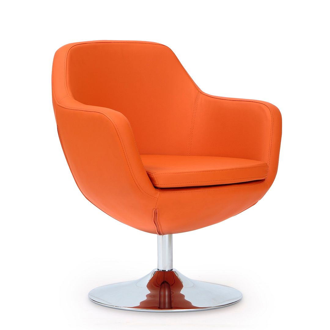 Manhattan Comfort Caisson Swivel Accent Chair