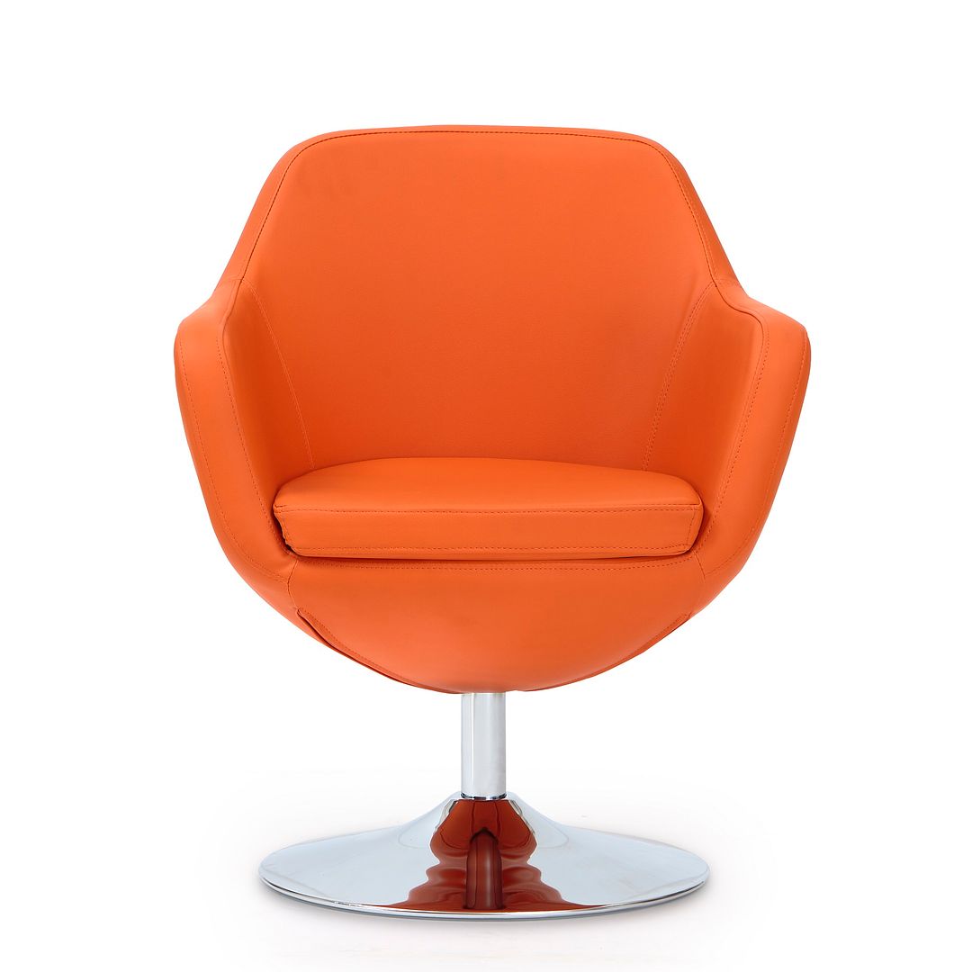Manhattan Comfort Caisson Swivel Accent Chair
