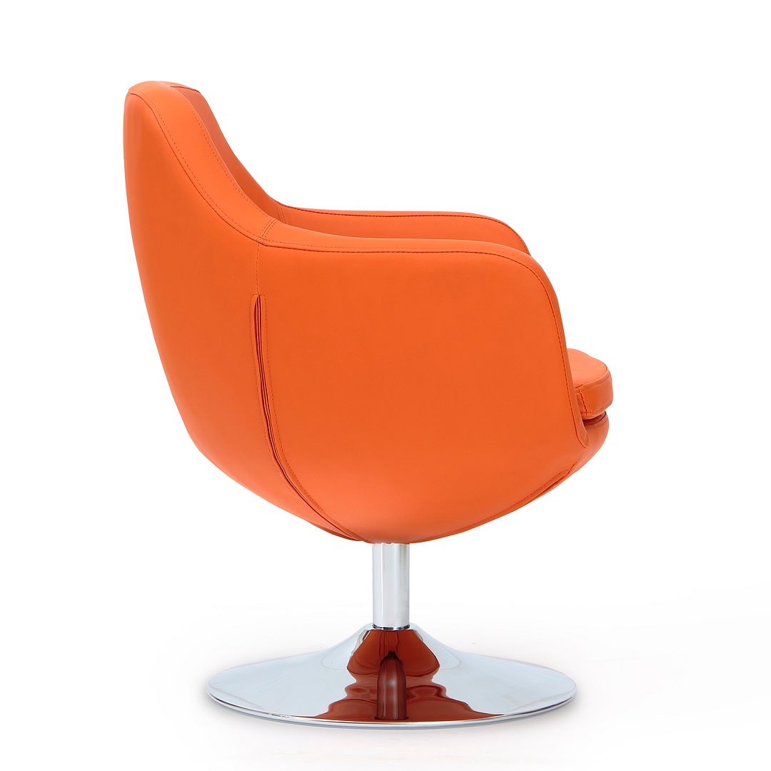 Manhattan Comfort Caisson Swivel Accent Chair