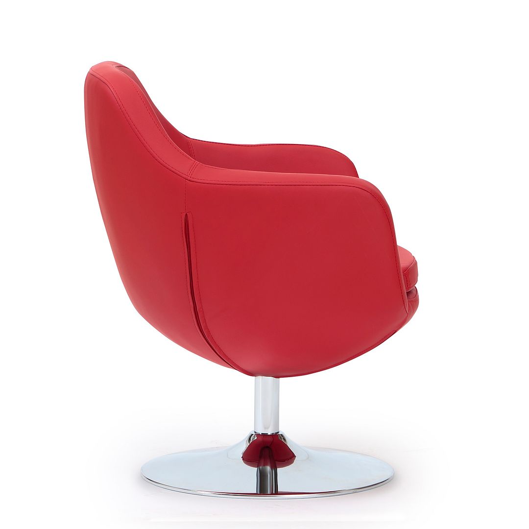 Manhattan Comfort Caisson Swivel Accent Chair