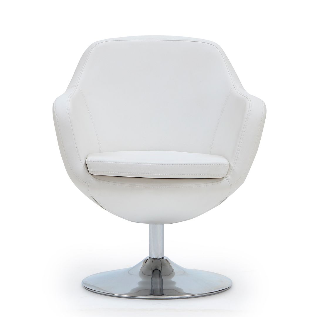 Manhattan Comfort Caisson Swivel Accent Chair