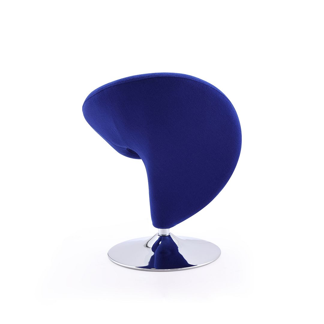 Manhattan Comfort Curl Swivel Accent Chair
