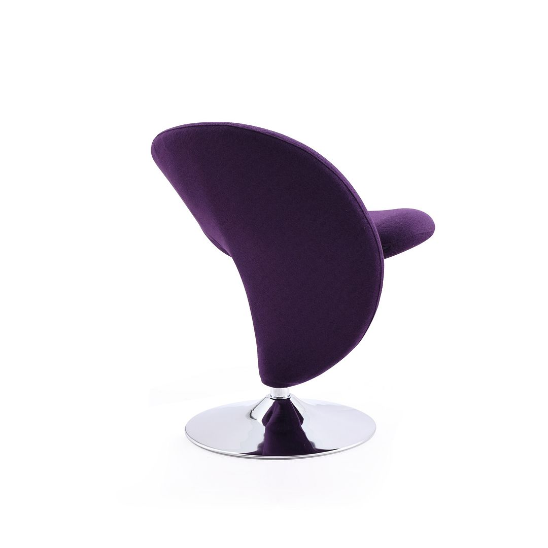 Manhattan Comfort Curl Swivel Accent Chair