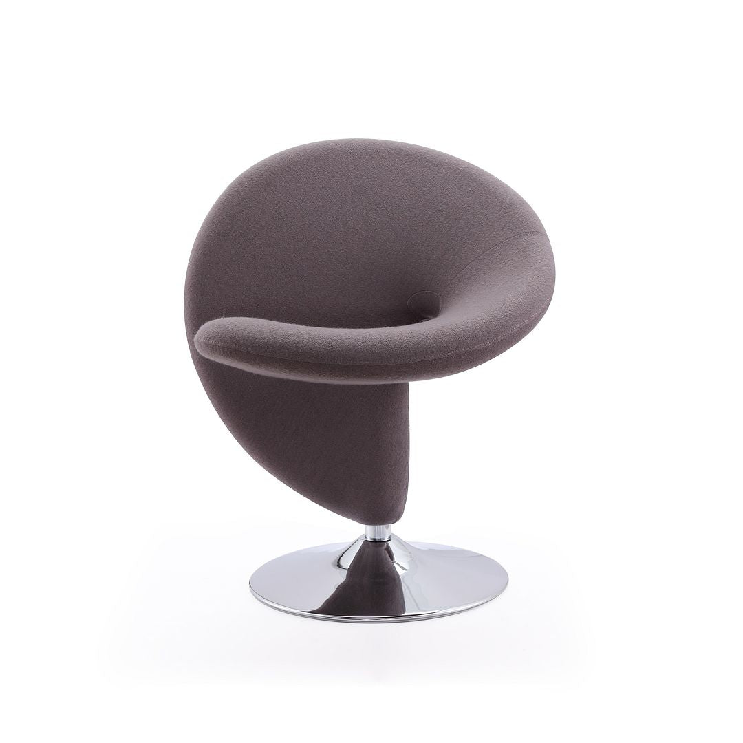 Manhattan Comfort Curl Swivel Accent Chair