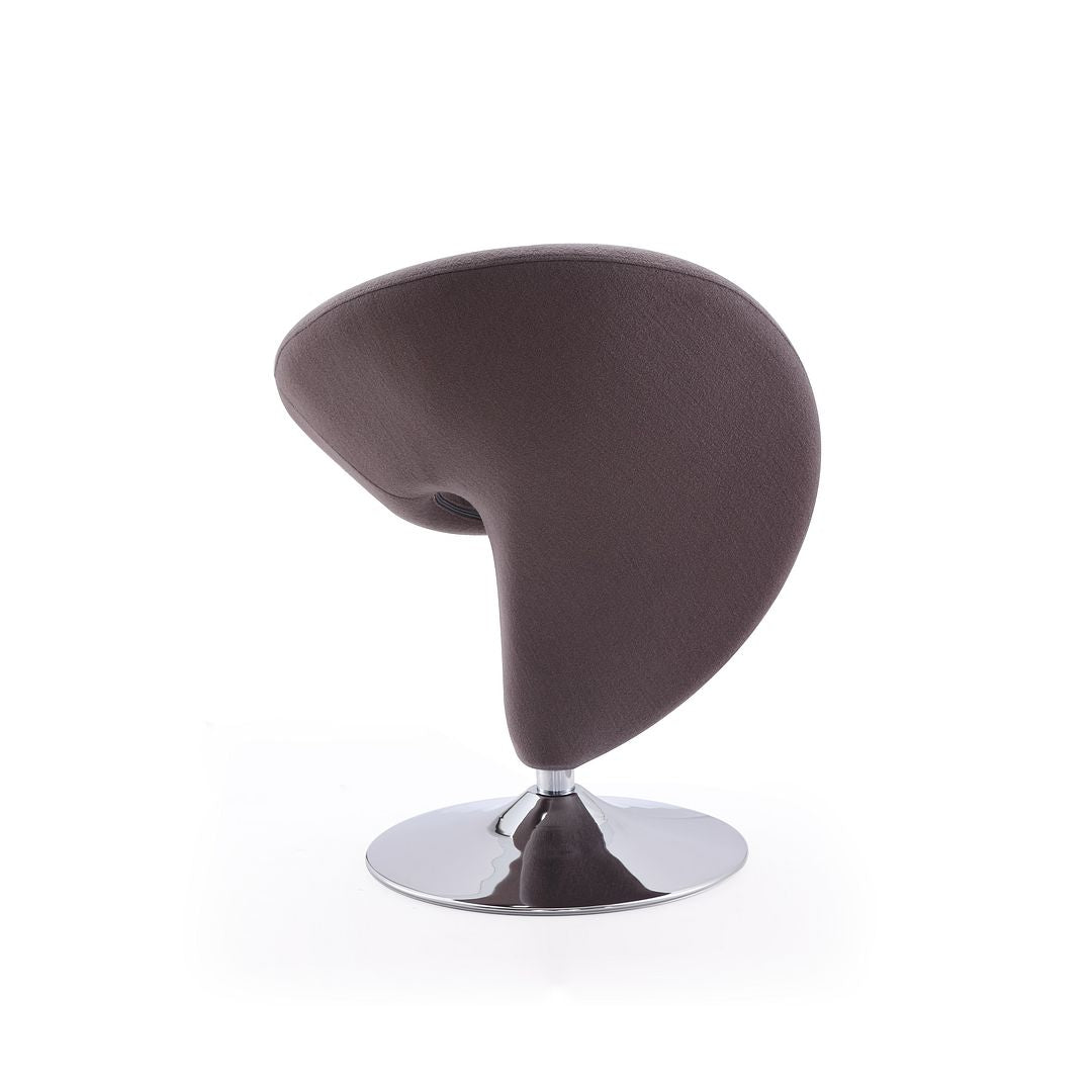 Manhattan Comfort Curl Swivel Accent Chair